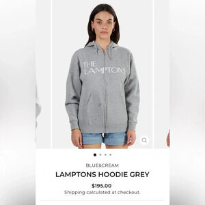 The Lamptons Zip up from Blue and Cream